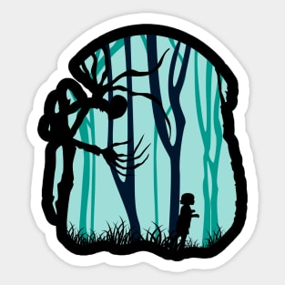 Down in forest Sticker